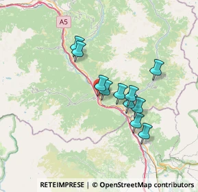 Mappa Via Stazione, 11020 Hône AO, Italia (5.57455)