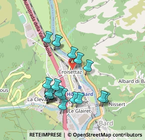 Mappa Via Stazione, 11020 Hône AO, Italia (0.4525)