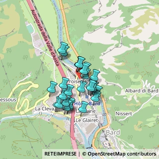 Mappa Via Stazione, 11020 Hône AO, Italia (0.31786)