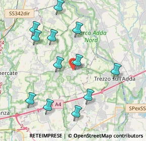 Mappa 20874 Busnago MB, Italia (4.2575)