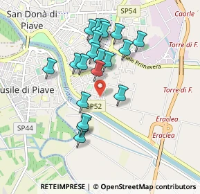 Mappa Via Guglielmo Ciardi, 30027 San Donà di Piave VE, Italia (0.8055)