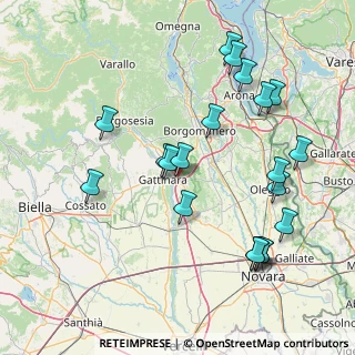 Mappa Via C. A. Dalla Chiesa, 28078 Romagnano Sesia NO, Italia (17.115)