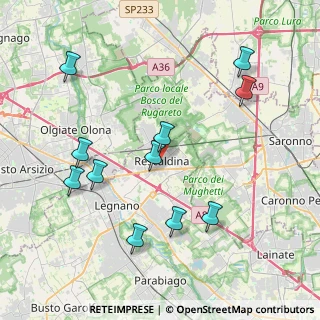 Mappa Via Don Giovanni Caspani, 20027 Rescaldina MI, Italia (4.26455)