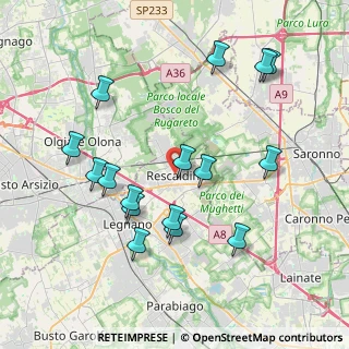Mappa Via Don Giovanni Caspani, 20027 Rescaldina MI, Italia (4.0525)