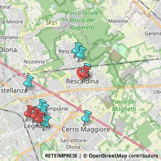 Mappa Via Don Giovanni Caspani, 20027 Rescaldina MI, Italia (2.36769)