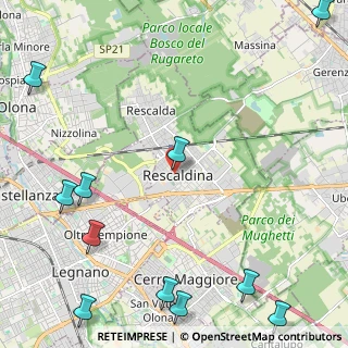 Mappa Via Don Giovanni Caspani, 20027 Rescaldina MI, Italia (3.39182)