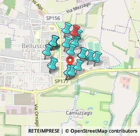 Mappa Via Carlo Alberto dalla Chiesa, 20882 Bellusco MB, Italia (0.263)