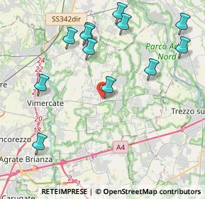Mappa Via Carlo Alberto dalla Chiesa, 20882 Bellusco MB, Italia (4.6775)