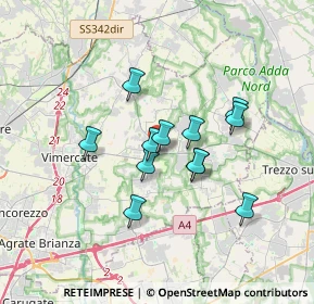 Mappa Via Carlo Alberto dalla Chiesa, 20882 Bellusco MB, Italia (2.67417)