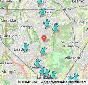 Mappa Via Alfieri, 20854 Vedano Al Lambro MB, Italia (2.65667)