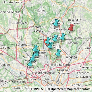 Mappa Via Trieste, 20031 Cesano Maderno MB, Italia (6.02583)