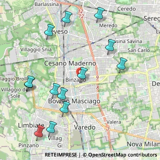 Mappa Via Trieste, 20031 Cesano Maderno MB, Italia (2.47231)