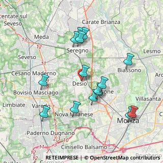 Mappa Via Spinelli, 20033 Desio MB, Italia (3.83)