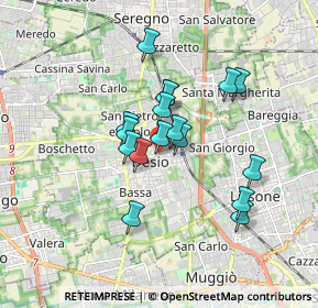 Mappa Via Spinelli, 20033 Desio MB, Italia (1.34471)