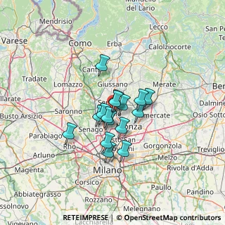 Mappa Via Spinelli, 20033 Desio MB, Italia (8.31625)