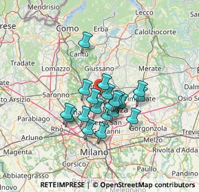 Mappa Via Spinelli, 20033 Desio MB, Italia (9.5755)