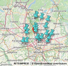 Mappa Via Piemonte, 20031 Cesano Maderno MB, Italia (10.2285)