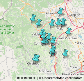 Mappa Via Fontanive, 36073 Cornedo Vicentino VI, Italia (6.094)