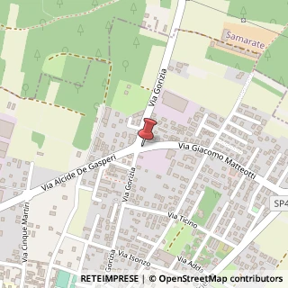 Mappa Via Giacomo Matteotti,  1, 21015 Ferno, Varese (Lombardia)