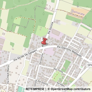 Mappa Via Alcide De Gasperi, 3, 21010 Ferno, Varese (Lombardia)