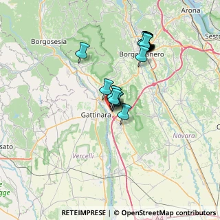 Mappa Via S. Grato, 28078 Romagnano Sesia NO, Italia (6.6575)