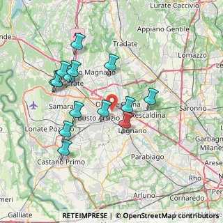 Mappa Via Treviso, 21057 Olgiate Olona VA, Italia (7.07786)