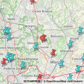 Mappa Viale Mauro Riva, 20851 Lissone MB, Italia (7.0985)