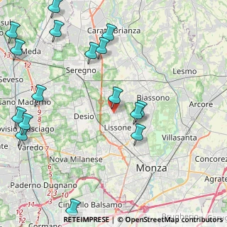 Mappa Viale Mauro Riva, 20851 Lissone MB, Italia (5.87529)