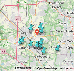 Mappa Via Galileo Galilei, 20033 Solaro MI, Italia (3.00615)