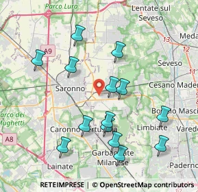 Mappa Via Galileo Galilei, 20033 Solaro MI, Italia (3.94643)