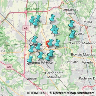 Mappa Via Galileo Galilei, 20033 Solaro MI, Italia (3.3035)