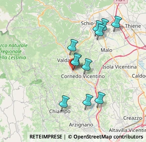 Mappa Via Z.I. di Piana, 36078 Valdagno VI, Italia (6.52455)