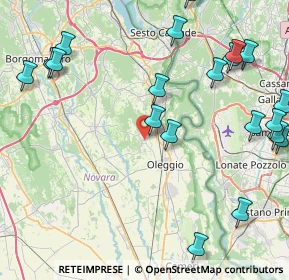 Mappa 28040 Mezzomerico NO, Italia (11.1015)