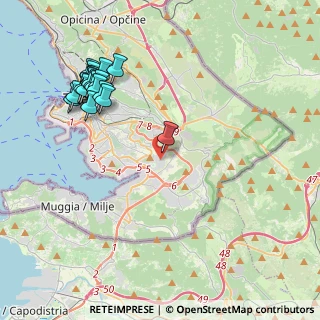 Mappa Via Eugenio Colorni, 34148 Trieste TS, Italia (4.7335)