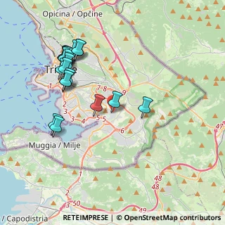 Mappa Via Eugenio Colorni, 34148 Trieste TS, Italia (4.241)