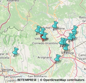 Mappa Via Giacomo Zanella, 36073 Cornedo Vicentino VI, Italia (14.18417)