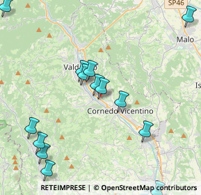 Mappa Via Giacomo Zanella, 36073 Cornedo Vicentino VI, Italia (4.83)