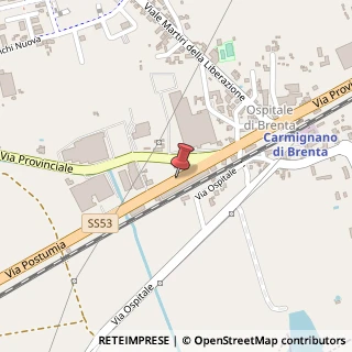Mappa Via Postumia, 4, 35010 Carmignano di Brenta, Padova (Veneto)