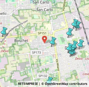 Mappa Via Carlo Marx, 20832 Desio MB, Italia (1.30727)