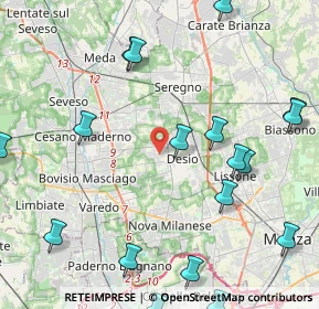 Mappa Via Carlo Marx, 20832 Desio MB, Italia (5.891)