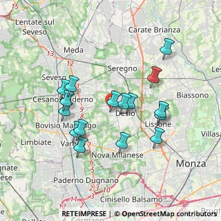 Mappa Via Carlo Marx, 20832 Desio MB, Italia (3.37)