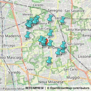 Mappa Via Carlo Marx, 20832 Desio MB, Italia (1.60944)