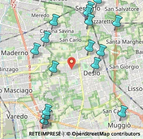 Mappa Via Carlo Marx, 20832 Desio MB, Italia (2.55294)