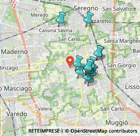 Mappa Via Carlo Marx, 20832 Desio MB, Italia (1.29846)
