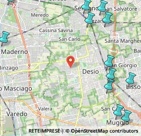 Mappa Via Carlo Marx, 20832 Desio MB, Italia (3.24462)