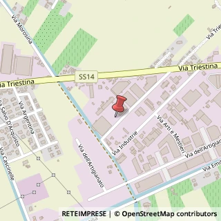 Mappa Via Industrie, 63, 30024 Musile di Piave, Venezia (Veneto)