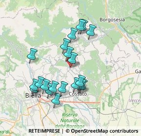 Mappa Viale Ilare Mongilardi, 13825 Valle Mosso BI, Italia (6.7745)