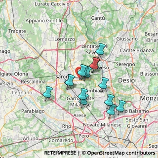 Mappa Via Luigi Galvani, 20020 Solaro MI, Italia (5.27867)