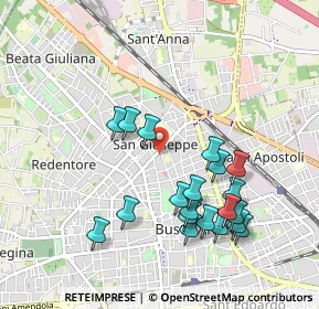 Mappa Largo S. Giuseppe, 21052 Busto Arsizio VA, Italia (0.9735)