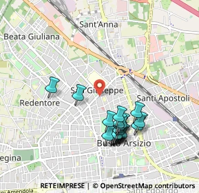 Mappa Largo S. Giuseppe, 21052 Busto Arsizio VA, Italia (0.8955)